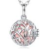 EUDORA Harmony Ball Chiama Angeli Gravidanza Collana con Albero della Vita Collana Pendente Forma di Carillon Musicale per Donna Madre Bambino Gioielli Regalo Originale, 76 cm e 114 cm