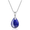 COAI Collana da Donna in Argento Sterling con Ciondolo Goccia in Lapislazzuli
