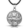 EUDORA Harmony Ball Chiama Angeli Luna e Stella Collana con Ciondolo a Sfera per Campane di Musica per Donne Neonati Ragazze Bellissimi Gioielli Regalo Affascinante, 114 cm + 76 cm