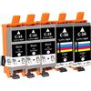 Supply Guy 5 cartucce compatibile con Canon PGI-35 CLI-36 per Pixma IP100 IP110 IP110 + Battery IP110 Series MINI260 TR150 IP100v IP110 Battery 260 MINI