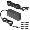Gonine 24V 2.5A 60W Adattatore di Alimentazione, DC 24V 2.5A 2A 1.5A 1A Alimentatore Switching con Spina DC 5.5 X 2.5 mm e 10 PCS Connettore Jack DC per Strisce LED, Monitor Computer