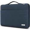 TECOOL 13-13,5 Pollici Custodia Borsa PC per MacBook Air/Pro 13 M1 M2 2012-2022, Macbook Pro 14 M3 M2 M1 2023-2021, Surface Laptop 13,5, Huawei MateBook D14 14S, ASUS Zenbook 14 Notebook, Blu Denim