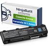 NinjaBatt Batteria per Toshiba PA5024U-1BRS PABAS260 Satellite C850 C850D C855 C870 L850 L855 L870 P850 PABAS262 PA5109U-1BRS PA5026U-1BRS - Alte prestazioni [6 Celles/4400mAh/48wh]