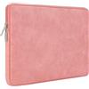 RAINYEAR make life easier RAINYEAR 15,6 Pollici Custodia Protettiva per Laptop PC Computer Sleeve Impermeabile Caso Synthetic Pelle Scamosciata Leather Borsa,Compatibile con 15,6 Notebook Ultrabook Chromebook,Corallo