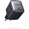 Anker Caricatore USB C Anker Nano II 65 W, GaN II, PPS, Compatto per MacBook PRO/Air, Galaxy S20/S10, dell XPS 13, Note 20/10+, iPhone 12/PRO/Mini, iPad PRO, Pixel ECC