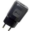 Movilux_ES LG MCS-04ER Caricatore originale 1.8A Plus Cavo Micro-USB per LG G2, G3, Nexus, Nero