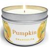 Chandelita Candele Profumate alla Zucca e Cannella per Halloween con Cera di Soia per Atmosfera Autunnale, Decorazione Casa, Relax, Meditazione e Benessere - Profumo Pumpkin Spice - Candela Profumata