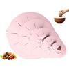 Hitopin 5PCS Coperchio Riutilizzabile in Silicone, Copertura Alimentare per Ciotole, Tazze, Padelle e Forni a Microonde (Rosa)
