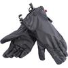 Dainese - Rain Overgloves, Copriguanti Impermeabili, Antipioggia con Rivestimento Impermeabile, Custodia in Nylon per Guanti Moto e Scooter, Chiusura con Zip, Nero