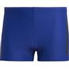 adidas HT2080 Bold 3S Boxer Costume da Nuoto Semi Lucid Blue/White S