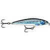 Rapala Esca con Ami Due N. 2, Profondità di Nuoto 0.3-0.6m, 10cm Dimensioni, Acciuga