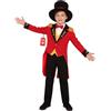 Fun Shack Costume da maestro di suoneria per bambini, costume da circo per bambini, giacca da maestro di suoneria, costume da domatore di leoni per bambini Small