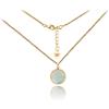 Dragon Porter Pendente con Ajustable Collana Catena Piccolo Rotondo Elegante Classico Glamour; Gioielli per Donne