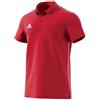 adidas Polo Nucleo 18 ClimaLite, Calcio Uomo, Rosso (Power Red/White), S