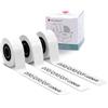 Phomemo D30/Q31/Q30S/Q30 Nastro per Etichettatrici 15mmx6 m,Carta Endlospapier,Etichette Adesive Bianche,Senza BPA,Etichette Senza Fine,Compatibili con Colorwing Q30 Bluetooth Labelmaker,3 Rotoli