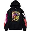 ACBANANA JoJo Bizarre Adventure Felpa Uomo con Cappuccio, Felpa Felpe Anime Uomo con Cappuccio A Maniche Lunghe, Costumi Cosplay Anime Hoodie Unisex