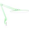 Neatfi XL Lampada da Scrivania LED 2200 Lumen 24W con Morsetto - Illuminazione Senza Ombre | 4 Livelli di Intensità | Ufficio Domestico e Hobby | Testa Larga 50 cm (Verde notte, Non-CCT con morsetto)