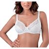 Cotonella 2 Pezzi Reggiseno L'Altra CD056 con Inserti in Pizzo Senza Ferretto- Coppa C, Bianco 3
