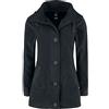 Brandit Giacca da Donna Square in Pile Cappotto, Nero, S