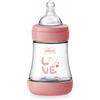 CHICCO (ARTSANA SpA) Perfect 5 Biberon 150ml Flusso Lento Silicone Rosa Chicco®
