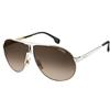 Carrera 1005/S HA B4E Occhiali da Sole, Bianco (White Gold/Brwn SF), 66 Unisex-Adulto