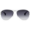 Ray-Ban 0RB3449 Occhiali da Sole, Argento (Silver), 59 Unisex-Adulto