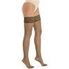 SOLIDEA Autoreggenti 140 den NERO maglia liscia MARILYN sheer Calze a compressione graduata 18/21 mmHg Art. 0280A4 Tg. XL