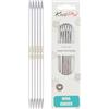 KnitPro - Aghi Doppi cubici e Appuntiti Nova, in Ottone Brillante, 15 cm x 4,5 mm
