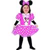 Ciao- Baby Minnie Classic Disney Costume per Bambini, Rosa, 6-12 mesi, 11244.6-12