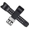 Casio 10504384 Genuine Factory Replacement Black Resin Watch Band fits GWG-1000-1A