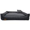 Odolplusz XXL - Cuccia per cani - Cuscino per cani - Divano per cani con cuscino reversibile (dimensioni e colore a scelta) (grigio scuro, XXL - 120 x 90 cm)