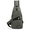 FANDARE Zaino Monospalla Unisexe Borsa a Tracolla Uomo Donna Borsa Sportiva Sling Bag, per Trekking/Ciclismo/Libri/Viaggio/Sports/Alpinismo Verde