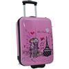 Madisson Valigia per Bambini, modello Snowball, rosa