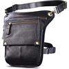 Le'aokuu Borsa messenger in vera pelle per uomo marsupio Marsupio Marsupio Hip Bum