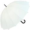 IX-brella ombrello automatico, bianco - resistente alle intemperie
