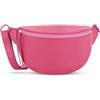 Expatrié Marsupio Donna Pink - Alice Small - Borsa per Festival, Viaggi e Uso Quotidiano In Pelle Vegana - Piccolo Borsello Elegante alla Moda - Impermeabile
