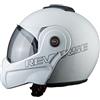 BHR Helmets 807Reverse - Casco Moto Unisex - Adulto, Bianco, M