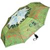 VON LILIENFELD® Ombrello Pieghevole Tascabile Automatico Portatile Leggero Stabile Colorato Fiore Arte Claude Monet: Giardino di papaveri