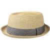 Stetson Robstown Toyo Pork Pie Cappello Sole Estivo XL (60-61 cm) - Natura