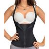 Chumian Donna Corsetto Vita Dimagrante Body Modellante Cintura Intimo Shaper Training Vestiti Shapewear Contenitivo Snellente (Beige, XX-Large)