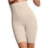 SENSI' Guaina Modellante Contenitiva da Donna a Vita Alta con Gamba Lunga, Push-Up e Senza Cuciture Seamless in Microfibra, Made in Italy (Naturale)