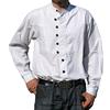 HEMAD Camicia di Cotone Medievale da Uomo Ache - Cotone - XL Bianco