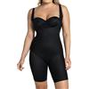 Leonisa Shaper senza cuciture del corpo della coscia per le donne - Shapewear di controllo della pancia senza reggiseno, Black, XL