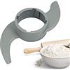LICHTBLAU Gancio grigio per impastatrice Bosch I Gancio di ricambio adatto per MCM3100W, MCM3110W e MCM3200 I Gancio impastatore in plastica per planetarie I Ricambio per planetaria Bosch