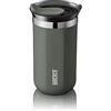 WACACO Octaroma Lungo Tazza Termica Caffe con Isolamento Sottovuoto, 10 fl oz(300ml), Bicchiere da Viaggio in Acciaio Inossidabile a Doppia Parete con Coperchio, Grigio