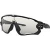 Oakley Sonnenbrille Jawbreaker Occhiali da Sole, Nero (Negro Brillo), 0 Uomo