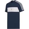 Adidas Originals Maglietta da uomo girocollo con logo trifoglio blu GK9692, Blu, M