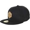 New Era 59fifty Basecap Hex Patch Black - 7 1/4-58cm