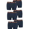 HEAD Boxer da uomo, confezione da 6, Phantom/lime Punch, L