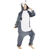 LATH.PIN Pigiama Panda Donna Kigurumi Unisex Adulto Cosplay Halloween Carnevale Costume Animale Pigiama Pinguino